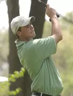 Sophomore Matt Harmon is tied for 19th with a 143 after two rounds of the NCAA Central Regional.