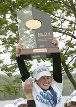 After helping the top varsity eight to a Big Ten Championship, Beth Smith prepares for the NCAA Rowing Championships.
