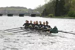 The second varsity eight had a strong showing for the Spartans, placing third in its heat on Friday, May 27.