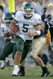 Drew Stanton earned Big Ten Offensive Player of the Week honors after accounting for 375 total yards and four TDs in MSU's 44-41 overtime victory at No. 10 Notre Dame.