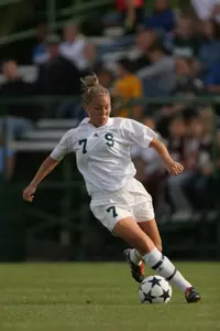 Emma Harris and the Spartans hope to rebound vs. Detroit.