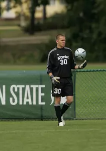 Jason Tillman made eight saves against Indiana on Sunday.