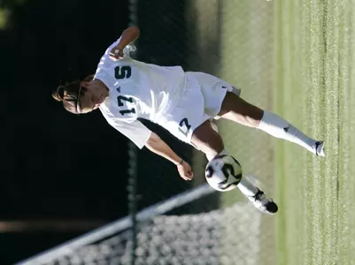 Sophomore Kelly Hannon is MSU's second recipient of the defensive player of the week award, in 2005.