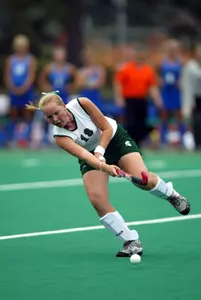 Charlotte van der Laag scored her first goal of the season in Monday's 3-0 win over Stanford.