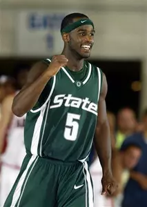 Ohio native Travis Walton and the Spartans will play at Ohio State on Sunday afternoon.