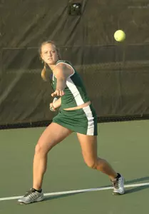Sophomore Christine Bader looks to lead the Spartans from the No. 1 singles spot.