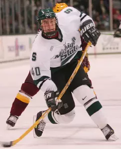 Tim Crowder scored the MSU's only goal in a loss to Ferris State on Tuesday