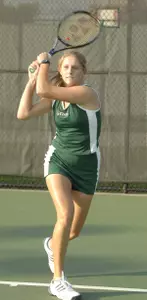 Freshman Stephanie Kebler helped Spartans go 2-0 on the weekend.