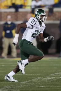 Otis Wiley leads the Spartans in tackles (46 total), tackles for losses (5 for 9 yards) and production points (94).