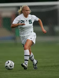 Junior Breana Ballard and the Spartans are looking to move up in the conference standings this weekend.