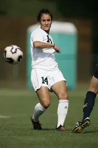 Senior Linsey Laskowski and the Spartans wrap up their regular season on Friday with a 3 p.m. m