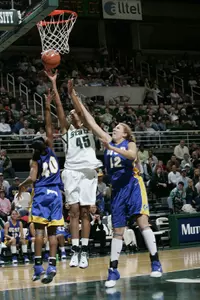 Myisha Bannister and the Spartans open their 2006-07 season with an exhibition Thursday against Grand Valley State at 7 p.m.