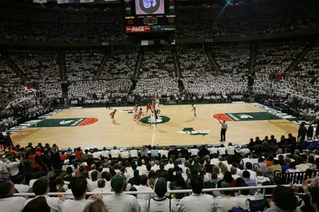 Fans can purchase season tickets and be a part of the action at the Breslin Center.