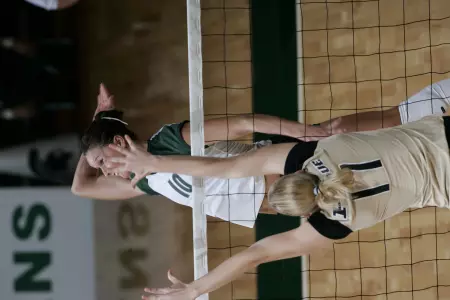 Ashley Schatzle tallied 20 kills and seven digs against Northwestern.