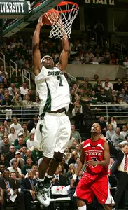 Raymar Morgan has a chance to become just the second Spartan freshman to score in double figures in his first three games when MSU hosts the Citadel on Sunday.