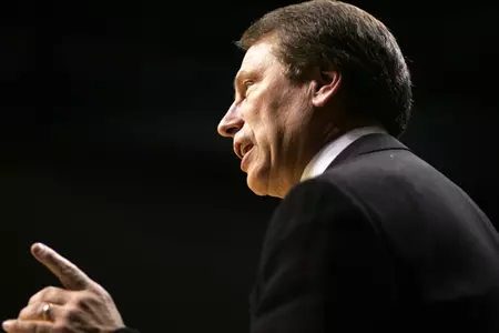 Tom Izzo will lead the Spartans against Texas on Nov. 16.