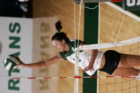 Ashley Schatzle led MSU with 22 kills against Michigan.