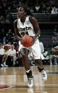 Senior Victoria Lucas-Perry is one of 50 players named as a preseason candidate for the Naismith Trophy.