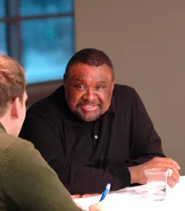 Ted Gill answers questions during a Dec. 1 media roundtable session.