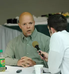 Don Treadwell responds to questions during a Dec. 8 media roundtable session.