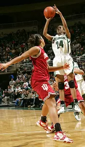 Rene Haynes led the Spartans in scoring with 20 points, also adding 8 rebounds, 4 assists, 1 block, and 3 steals.