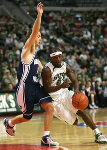 Travis Walton and the Spartans conclude non-conference action against Loyola on Saturday at noon.