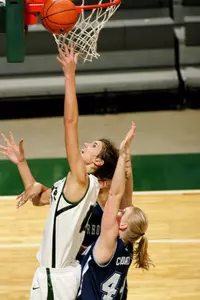 Freshman center Allyssa DeHaan averaged 24 points and 9.5 rebounds to earn the Big Ten Player of the Week award.