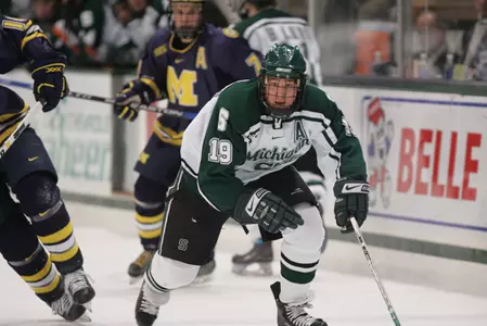Chris Mueller had a pair of goals in the win over NMU