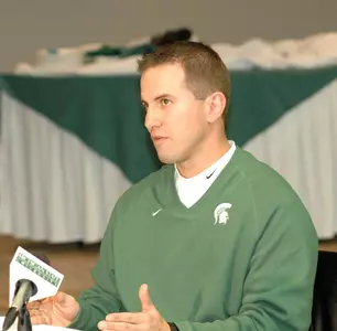 Mike Tressel responds to questions during a Dec. 1 media roundtable session.