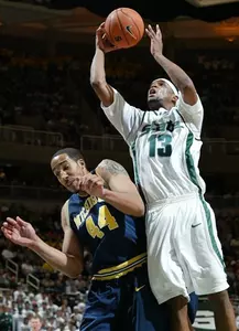 Maurice Ager and the Spartans host Ohio State on Wednesday night.