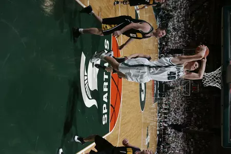 Paul Davis and the Spartans play at Indiana on Sunday.