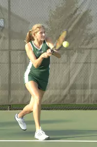 Freshman Stephaine Kebler went 2-0 in singles matches this weekend.