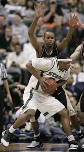 Maurice Ager and the Spartans play Illinois in the Big Ten Tournament quarterfinals.