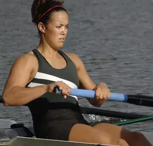 MSU crew wrapped up a week of intensive training with an exhibition against Virginia.