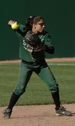 Gina Mondo went 3-4 with five RBI in game one vs. Toledo on Tuesday