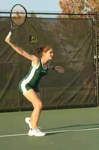 Freshman Ana Milosavljevic sealed the win for the Spartans over Ohio State with her singles win.