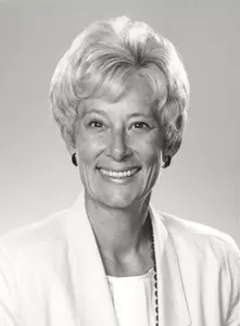 Merrily Dean Baker became the first woman to be named athletics director at a Big Ten university and only the second at a Division I football-playing institution when she was hired by MSU on April 3, 1992.