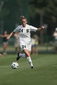 Maureen Pawlak took two shots in Michigan State's 2-0 loss to Oklahoma State on Friday.