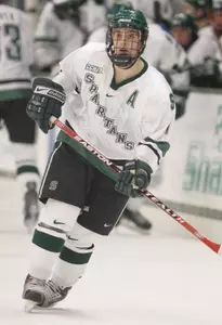 Bryan Lerg netted his national-best fifth game-winning tally