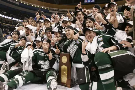 The Spartans will raise their National Championship banner on Friday against Colgate