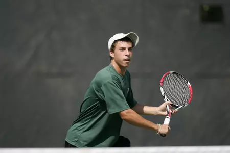 Sophomore Jason Norville defeated Wilder Sampson of Bradley in straight sets