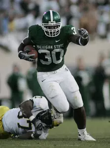 Jehuu Caulcrick will be among the 22 seniors honored at the Nov. 18 Spartan Football Awards Banquet.
