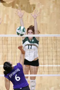 Sophomore Vanessa King tied a career best with nine block assists.