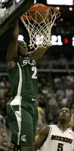 The Spartans host Oakland on Saturday afternoon.