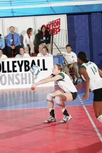 Junior Heather McDaniel was one of seven volleyball student-athletes to be named Academic All-Big Ten this fall.