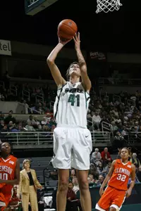Allyssa DeHaan is now on three national player of the year watch lists: the Naismith, the Wade and the Wooden.