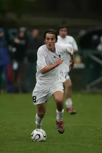 Freshman Spencer Thompson received national all-freshman awards from the Big Ten, Top Drawer and Soccer America.