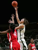 Allyssa DeHaan was the top performer against the Big Ten foe.
