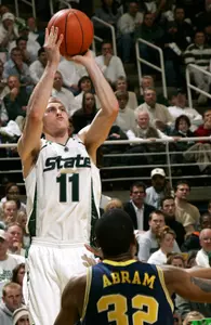 Drew Neitzel and the Spartans host Iowa on Saturday at 2:30 p.m.