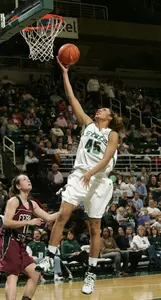Senior Myisha Bannister has set game and season career highs in points, rebounds, assists and steals as a senior.